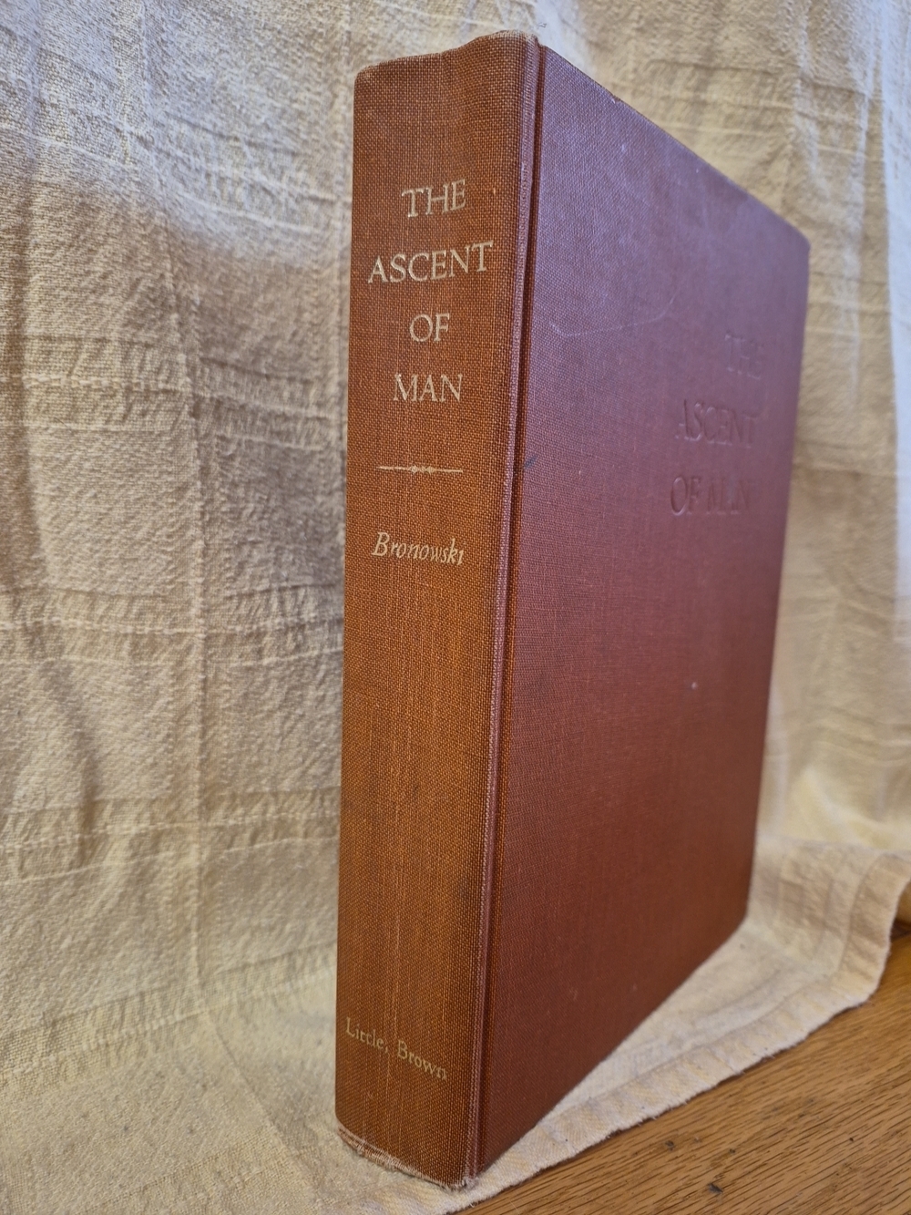 The Ascent of Man Hardcover Book - Brown Cloth